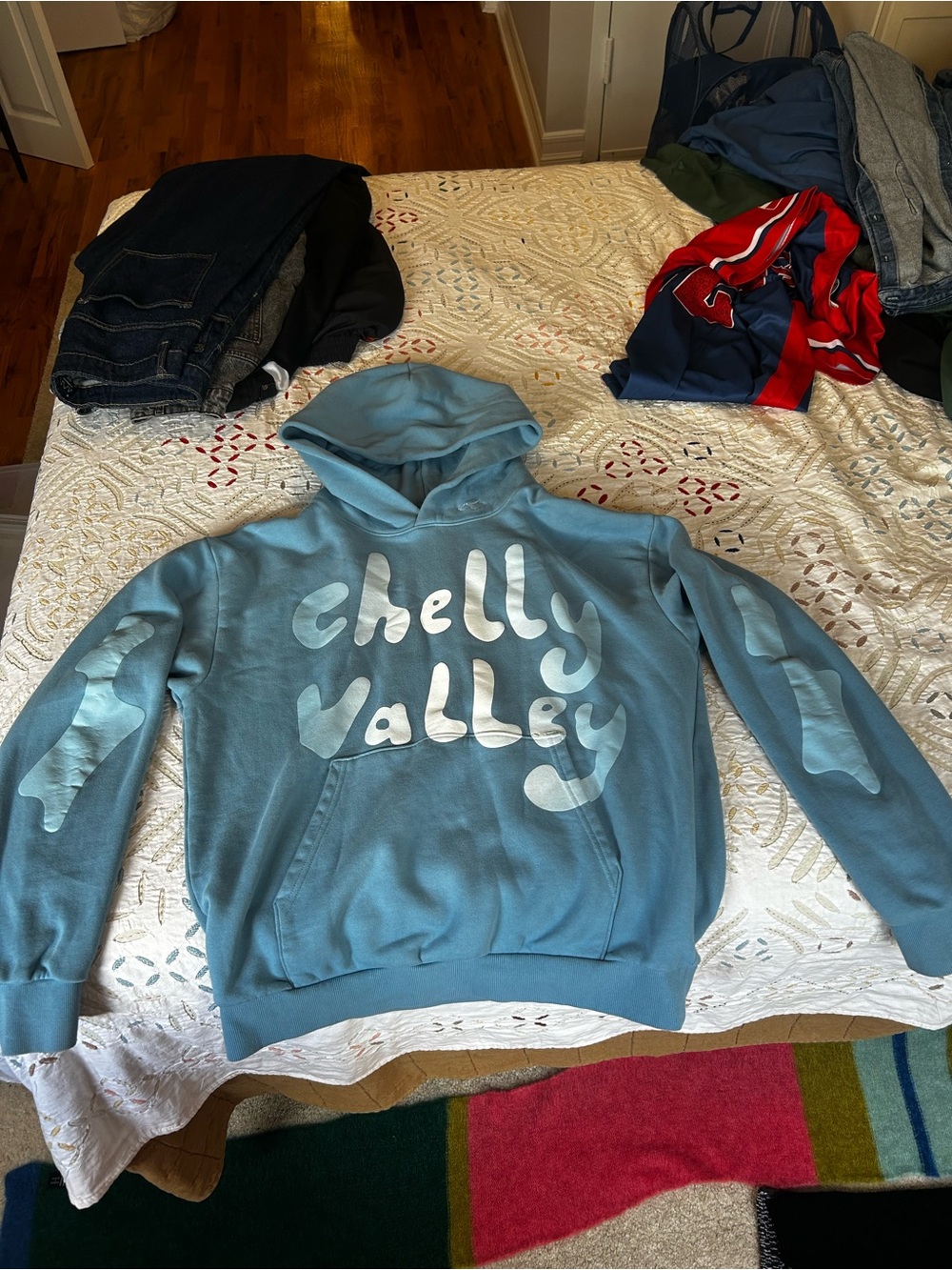 Justin Bieber SKYLRK hoodie Chelly Valley Coachella Merch